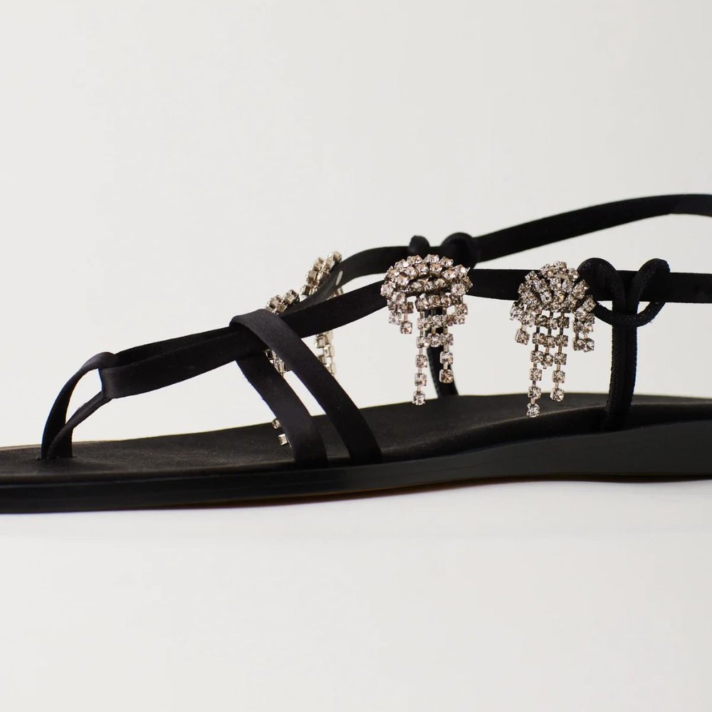 Brand NEW in box - Tibi Julius Satin Sandal - 39